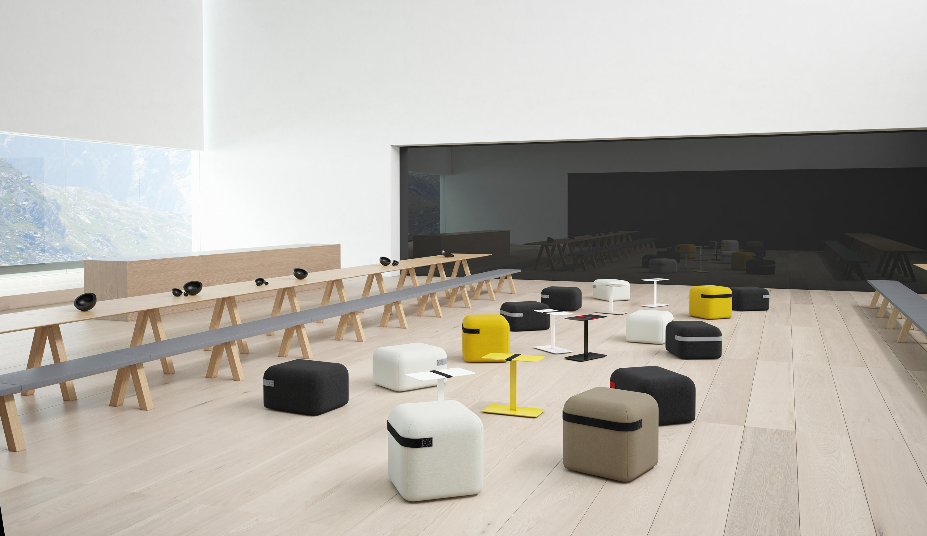 m6米乐在线（集团）科技有限公司 - 坐具|长凳|办公家具|设计师家具|Trestle bench 长凳