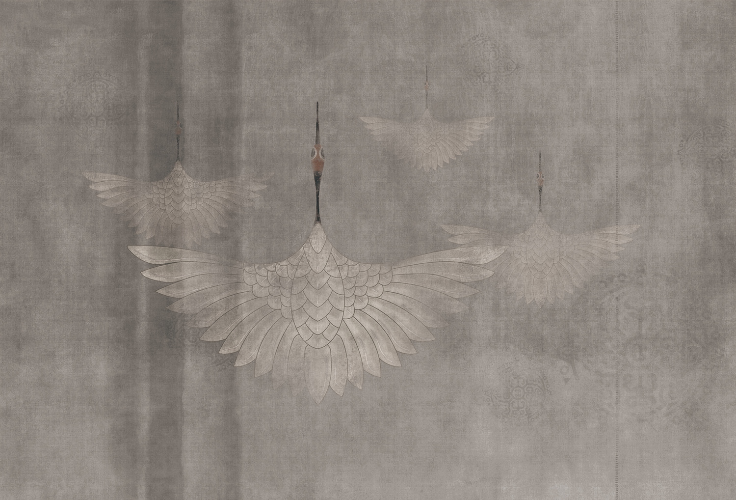 m6米乐在线（集团）科技有限公司 - 附件|装饰画/墙饰|办公家具|设计师家具|鹤舞-原创定制壁画