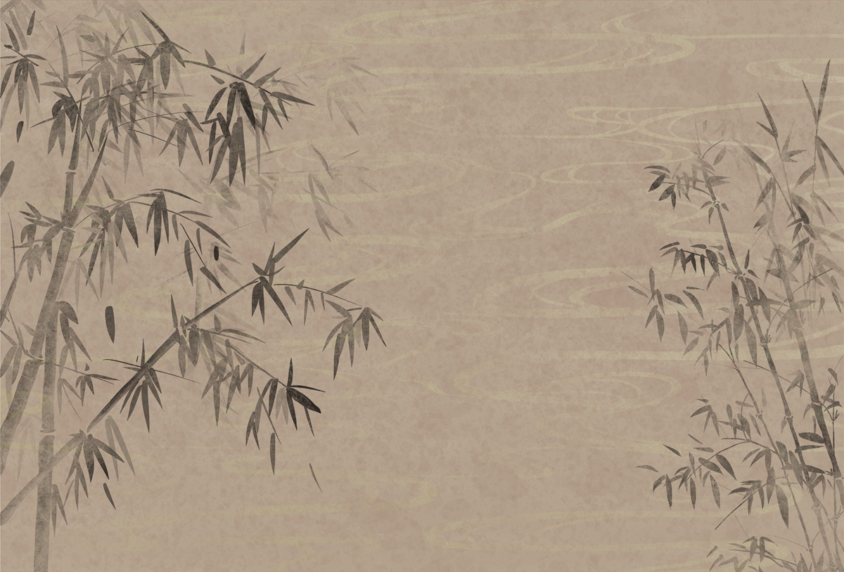 [m6米乐在线（集团）科技有限公司 - 附件|装饰画/墙饰|办公家具|设计师家具|凤竹-原创定制壁画]
